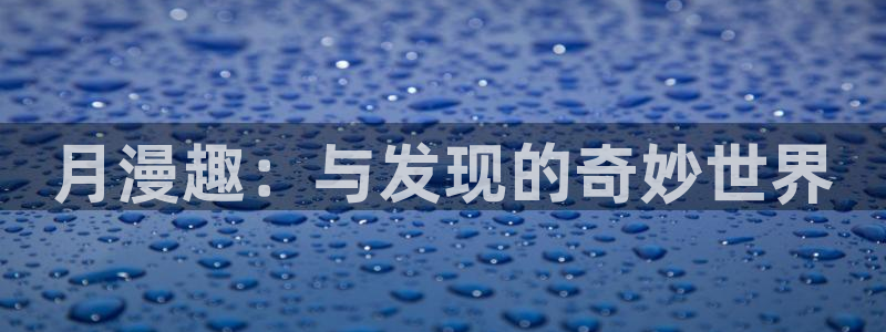 动漫共和国免费看动漫：月漫趣：与发现的奇妙世界